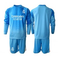 Maglie da calcio Real Madrid Portiere Prima Maglia Bambino 2025-26 Manica Lunga (+ Pantaloni corti)